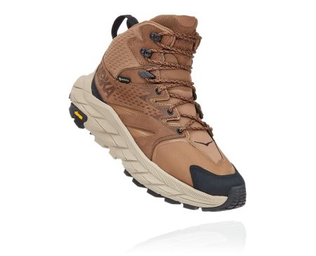 Hoka One One Anacapa Mid Gore-tex Ženske Pohodniški Čevlji Rjava / Črna SI-382579W